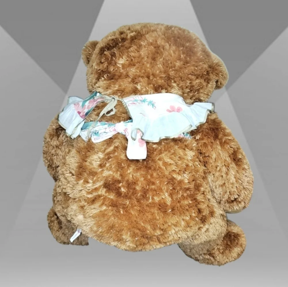 FAO SCHWARZ - Soft Bear with Flower Print Outfit